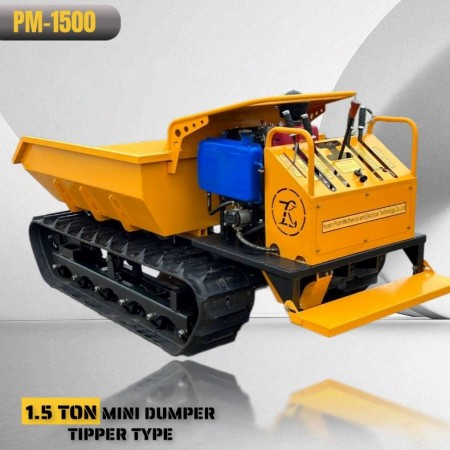 1500kg Mini Crawler Dumper Lahat ng Terrain Transporter